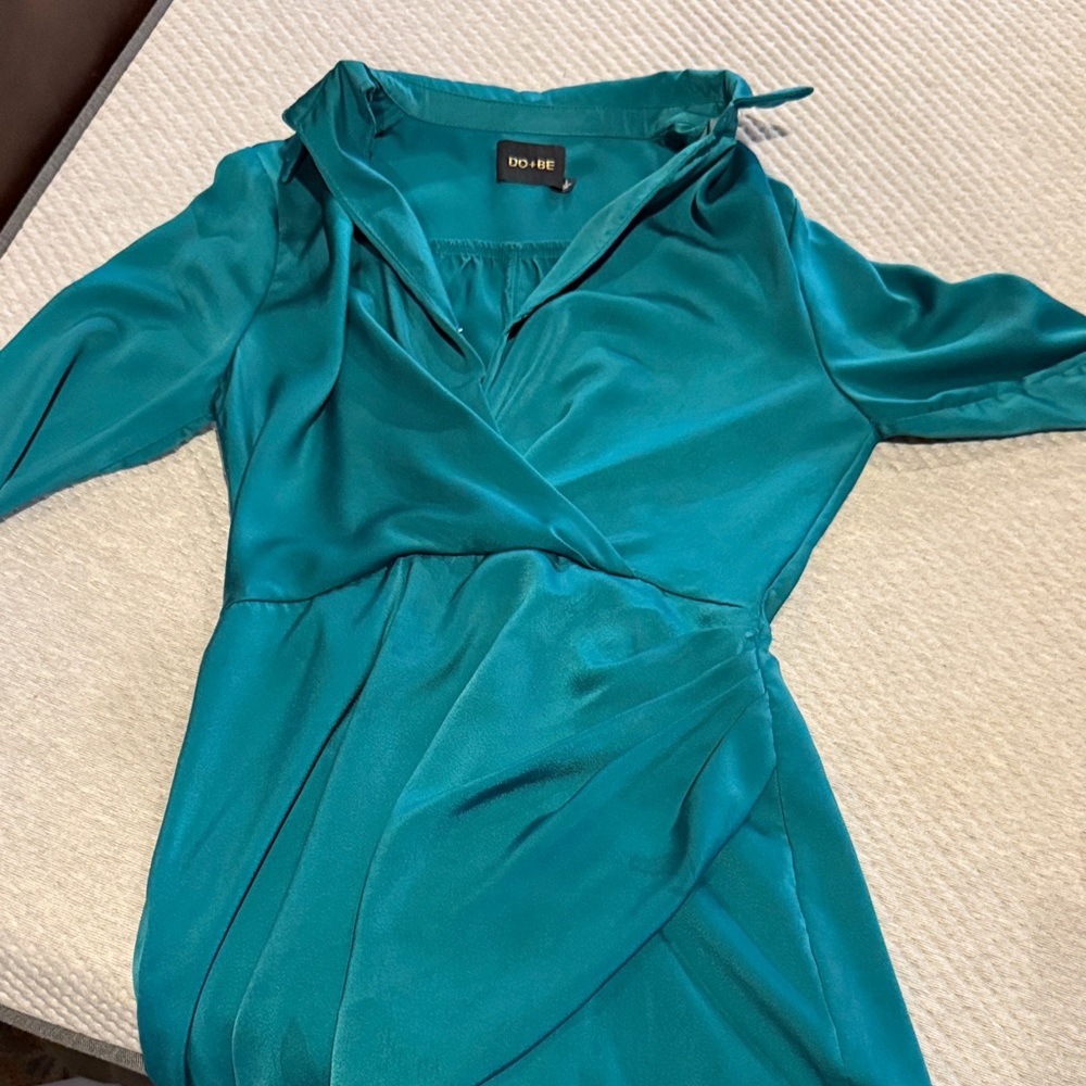 DO+BE Turquoise Long Sleeve Dress